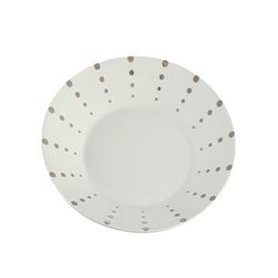 PLATINUM DOT SALAD/DESSERT PLATE